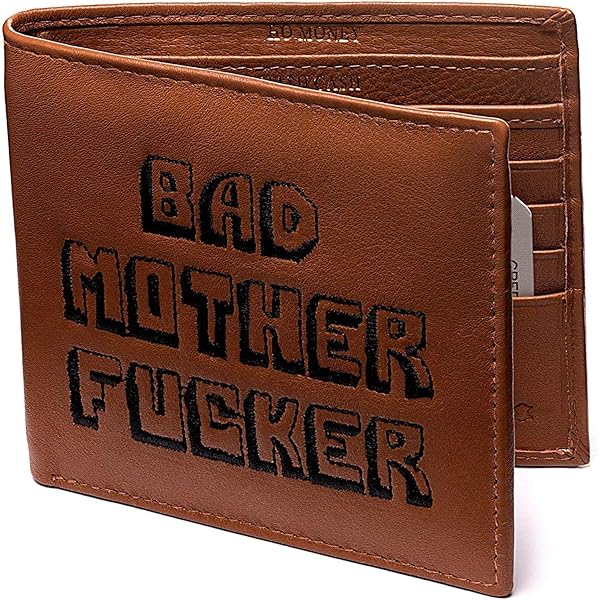 Amazon.co.jp: 公式ライセンス メンズ Bad Mother 財布 二つ折り